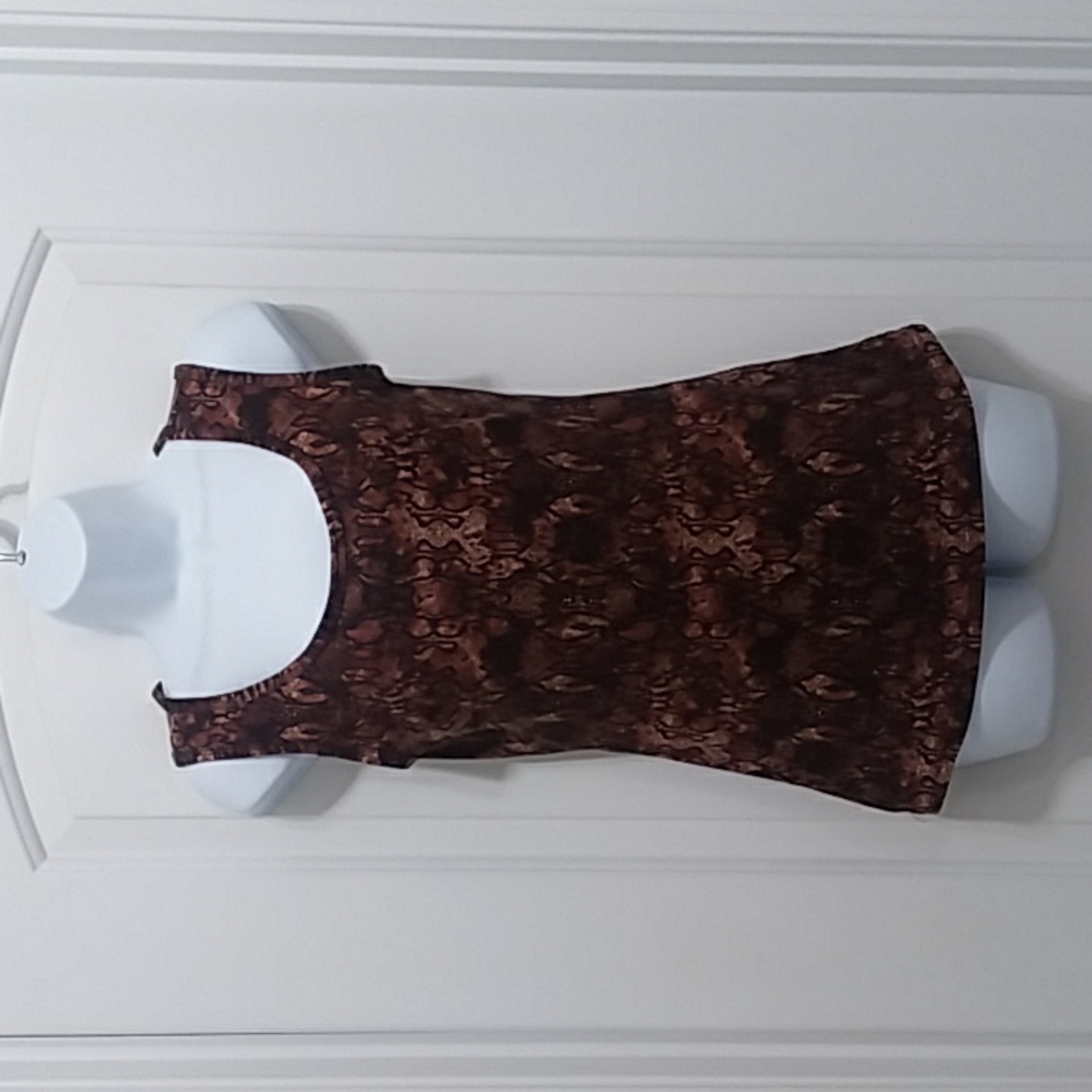 Upcycled Once & Again Snake Print Tank Top - image 6